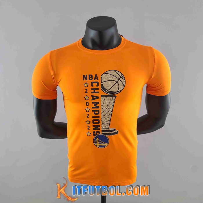 NBA Golden State Warriors T-Shirt Naranja #K000217