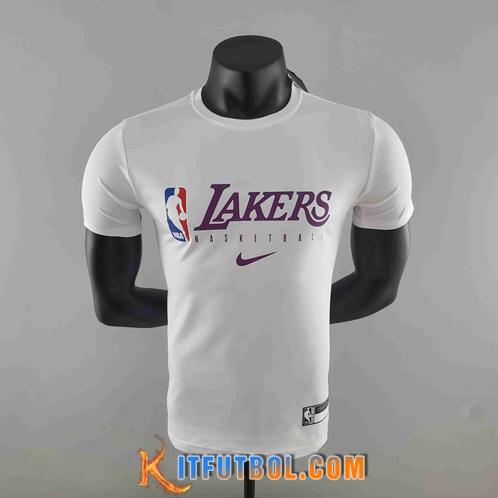 NBA Los Angeles Lakers T-Shirt Blanco #K000221