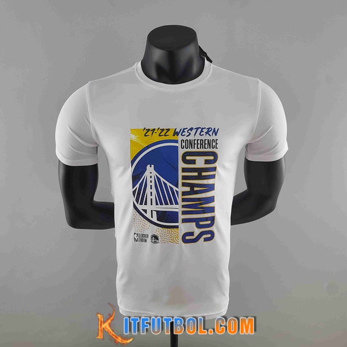 NBA Golden State Warriors T-Shirt Blanco #K000224
