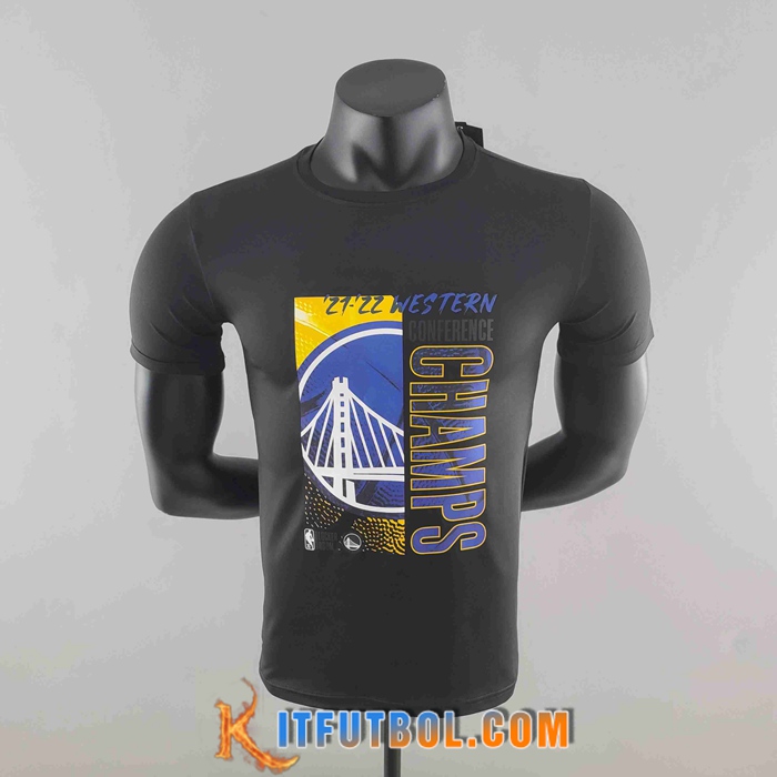 NBA Golden State Warriors T-Shirt Negro #K000223