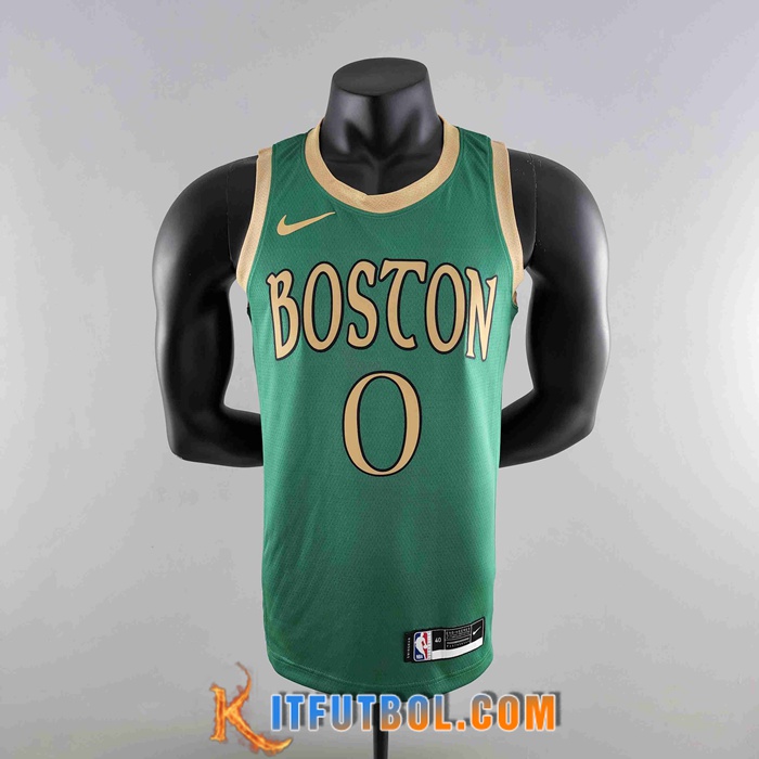 Camisetas Boston Celtics (TATUM #0) 2020 Verde City Edition
