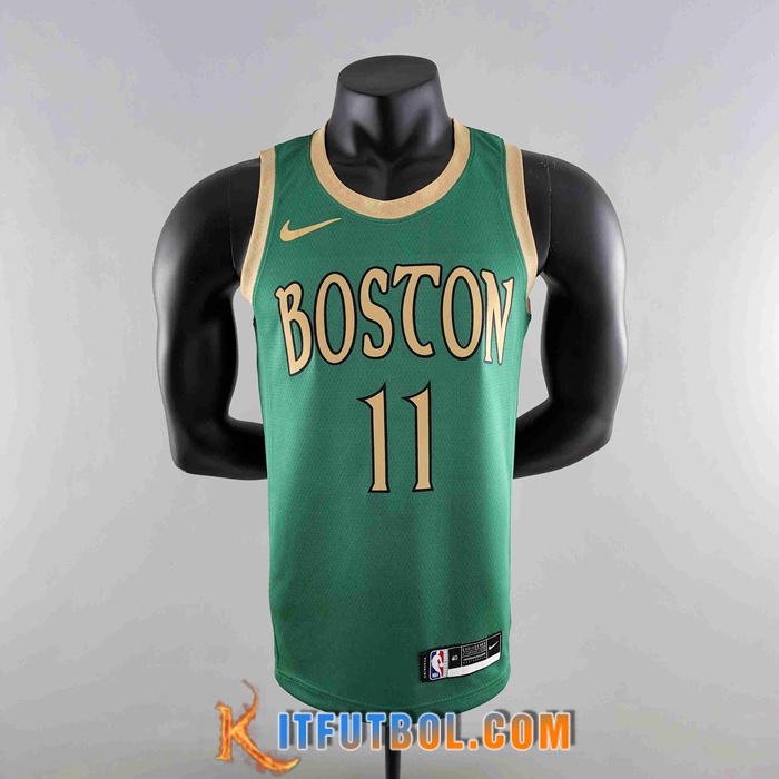 Camisetas Boston Celtics (IRVING #11) 2020 Verde City Edition
