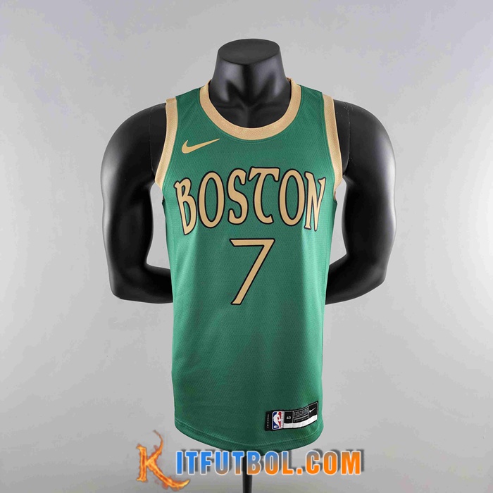 Camisetas Boston Celtics (BROWN #7) 2020 Verde City Edition