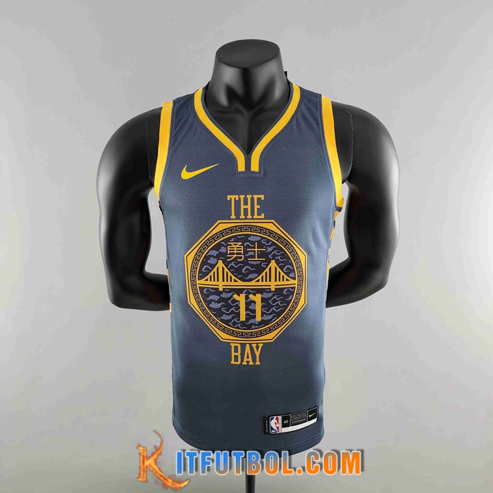 Camisetas Golden State Warriors (HOMPSON #11) 2018 Gris