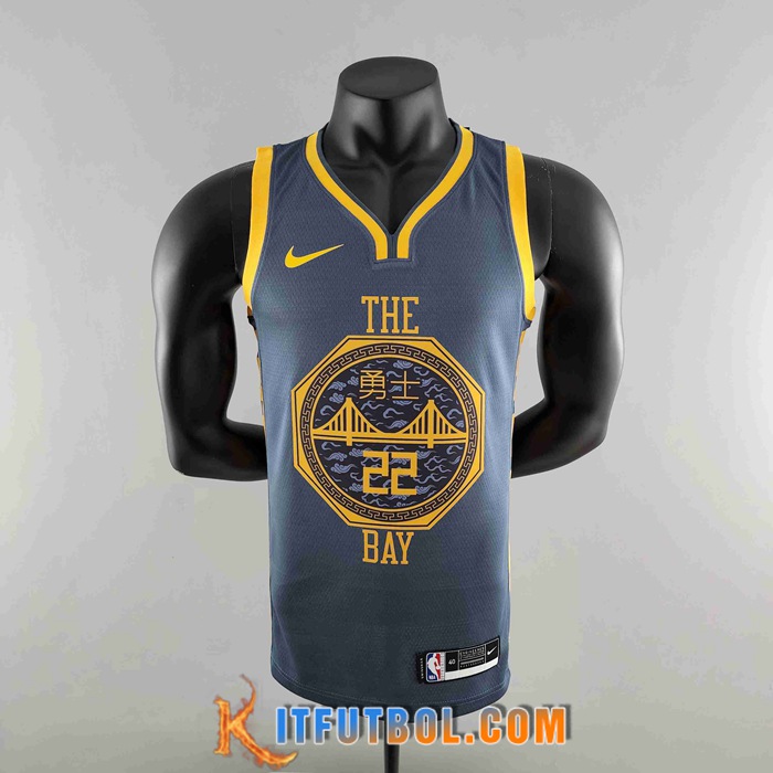 Camisetas Golden State Warriors (WIGGINS #22) 2018 Gris