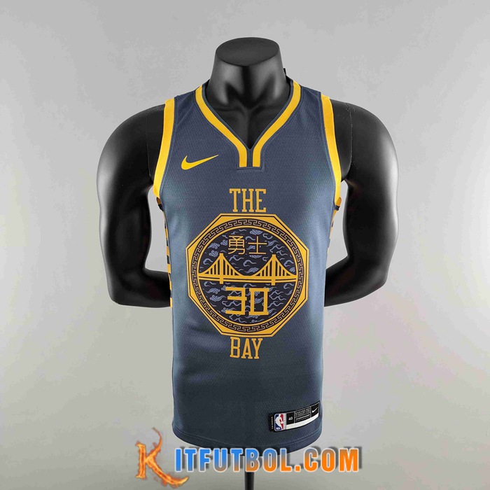 Camisetas Golden State Warriors (CURRY #30) 2018 Gris
