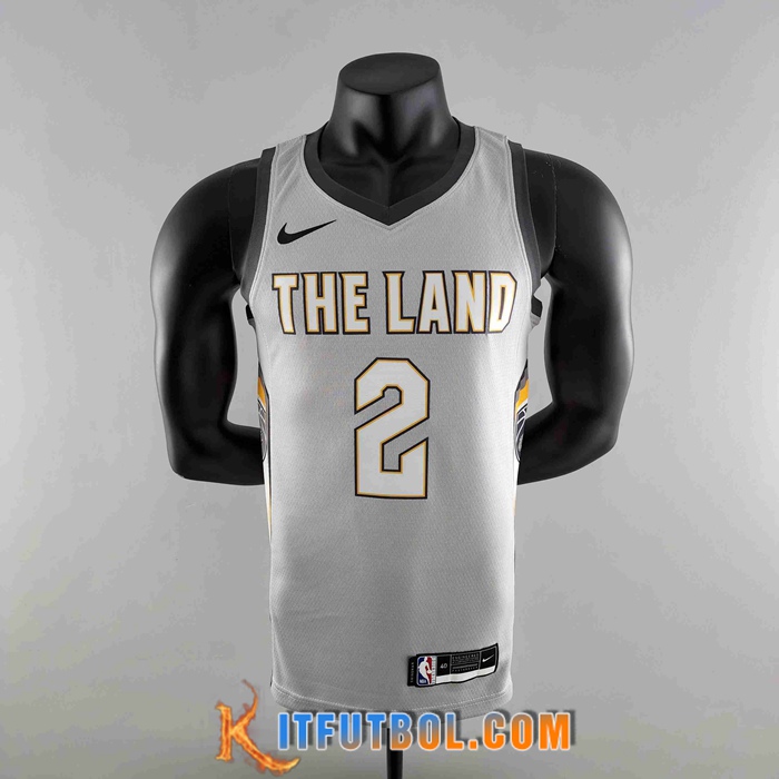 Camisetas Cleveland Cavaliers (IRVING #2) 2018 Gris