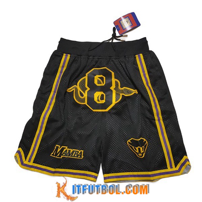Cortos NBA Los Angeles Lakers Negro