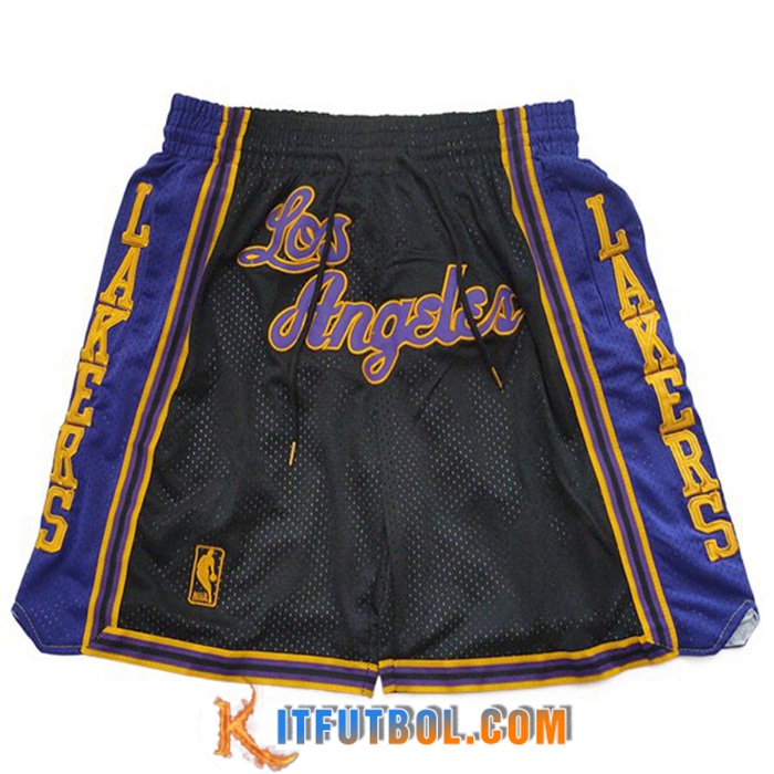 Cortos NBA Los Angeles Lakers Negro