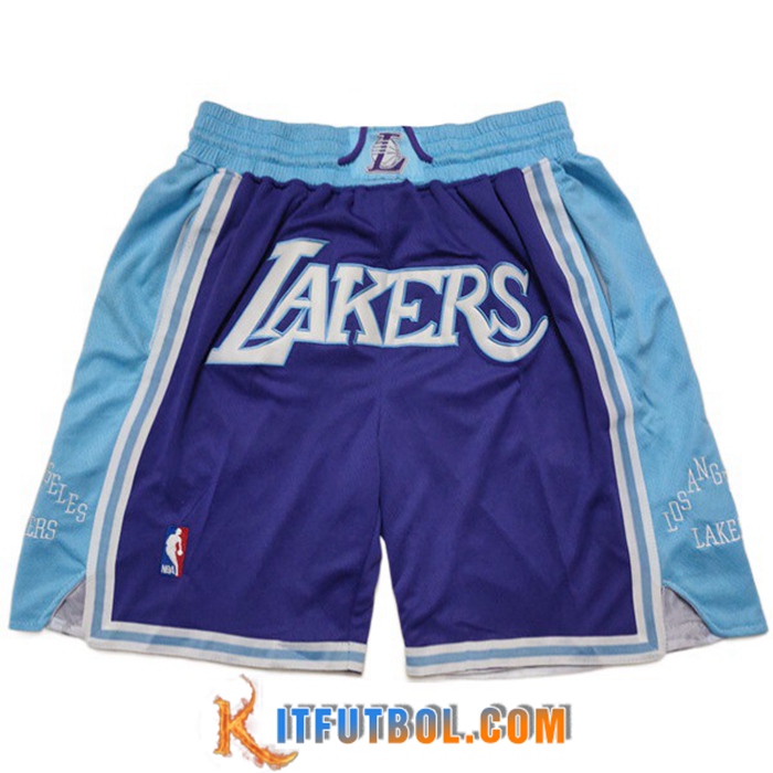Cortos NBA Los Angeles Lakers Violeta