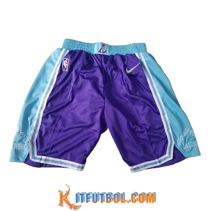 Cortos NBA Los Angeles Lakers Violeta