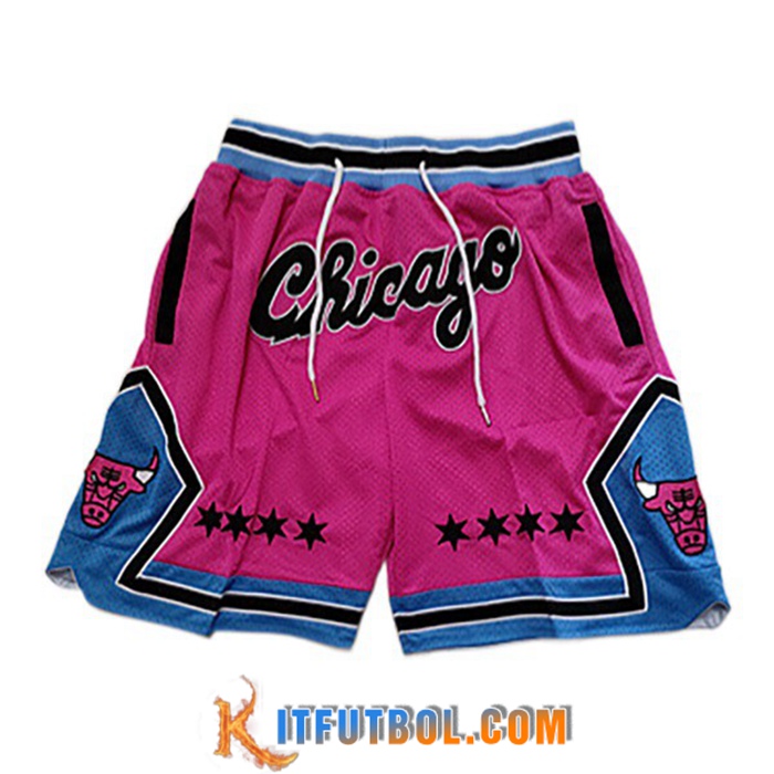 Cortos NBA Chicago Bulls Rosa