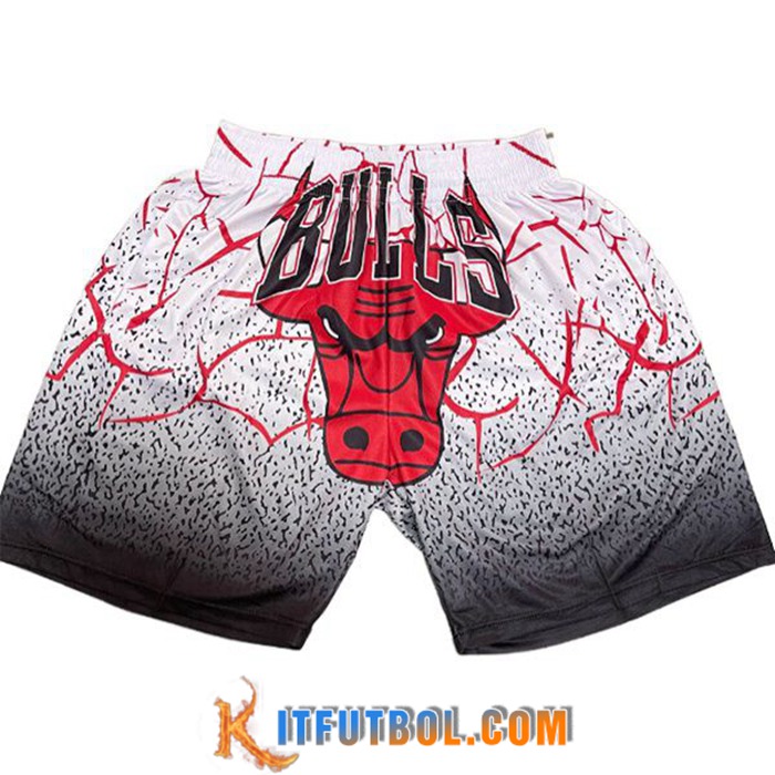 Cortos NBA Chicago Bulls Blanco