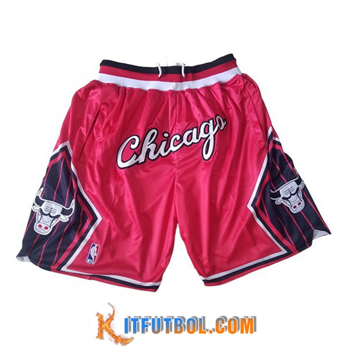 Cortos NBA Chicago Bulls Rosa