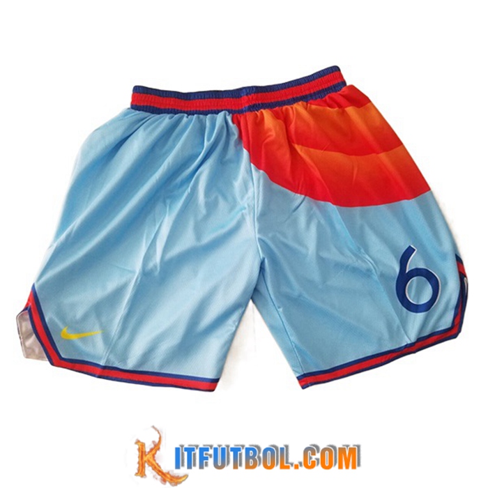 Cortos NBA Chicago Bulls Azul Claro