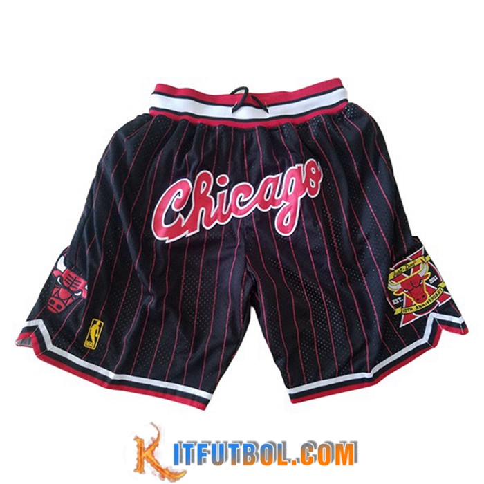 Cortos NBA Chicago Bulls Negro