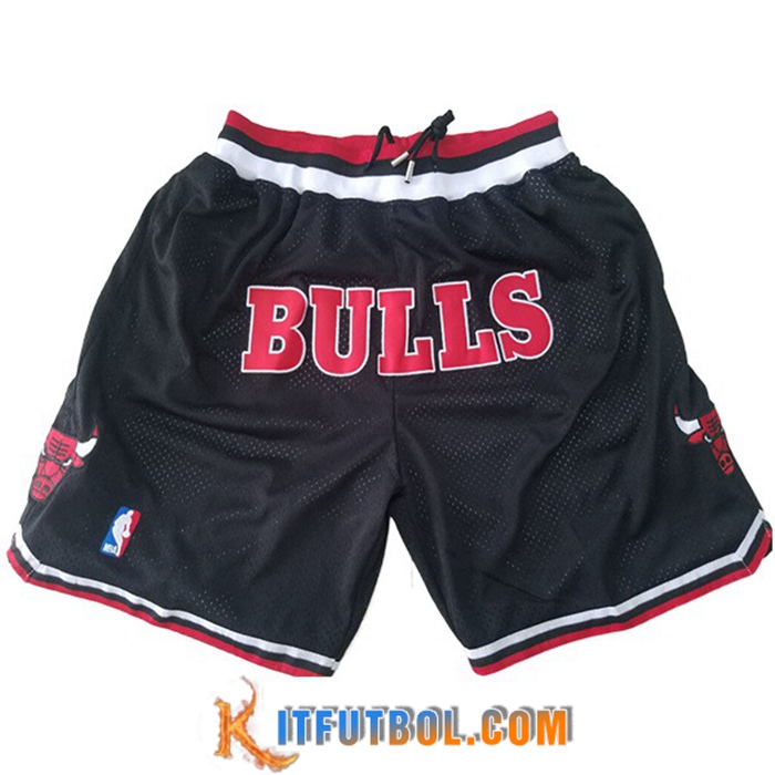Cortos NBA Chicago Bulls Negro