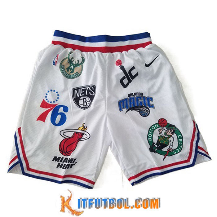 Cortos NBA Chicago Bulls Blanco