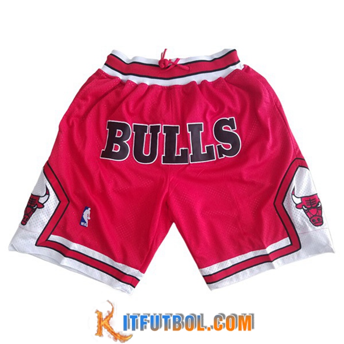 Cortos NBA Chicago Bulls Rojo