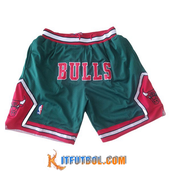 Cortos NBA Chicago Bulls Verde