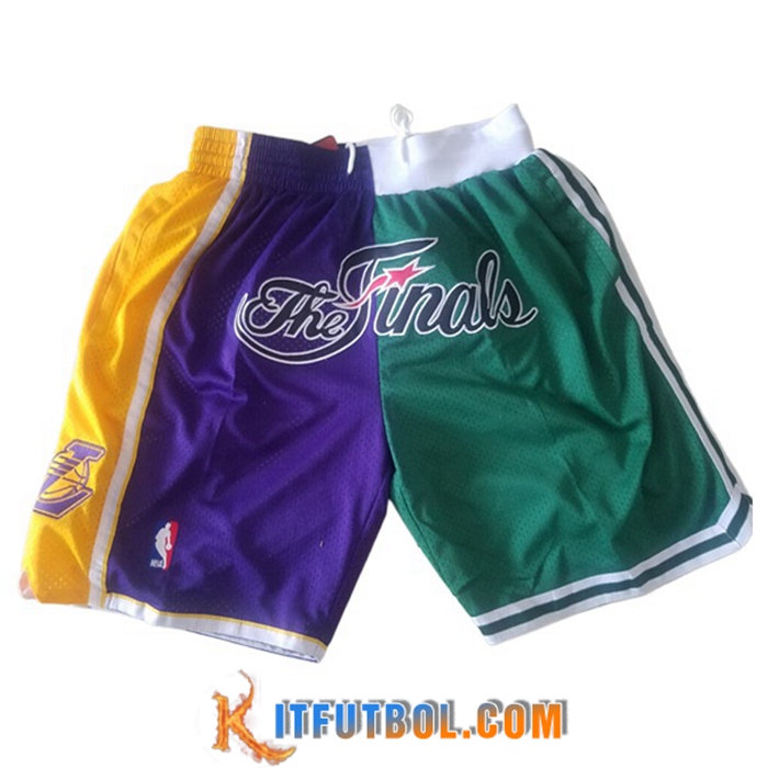 Cortos NBA Chicago Bulls Violeta/Verde