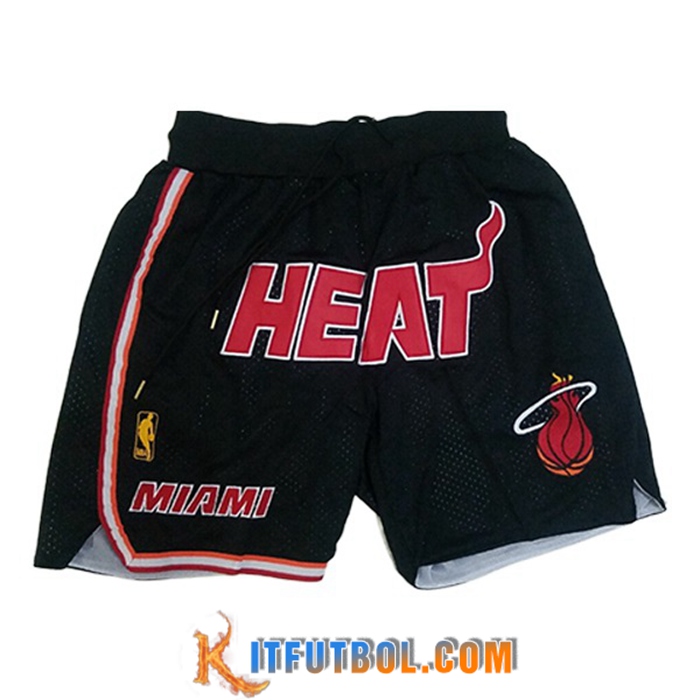 Cortos NBA Miami Heat Negro
