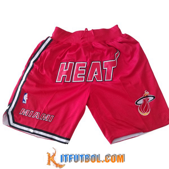 Cortos NBA Miami Heat Rojo