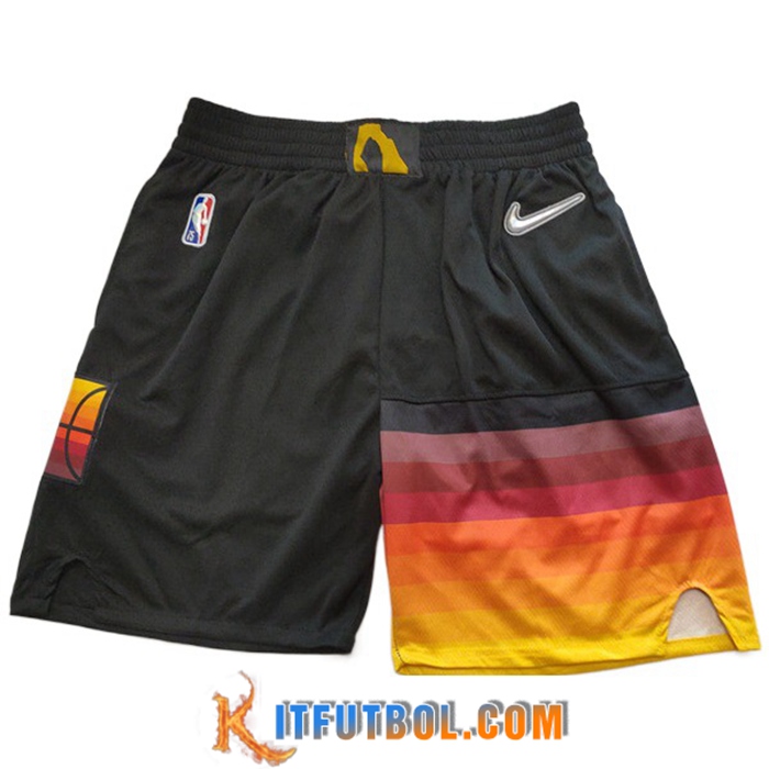 Cortos NBA Utah Jazz Negro