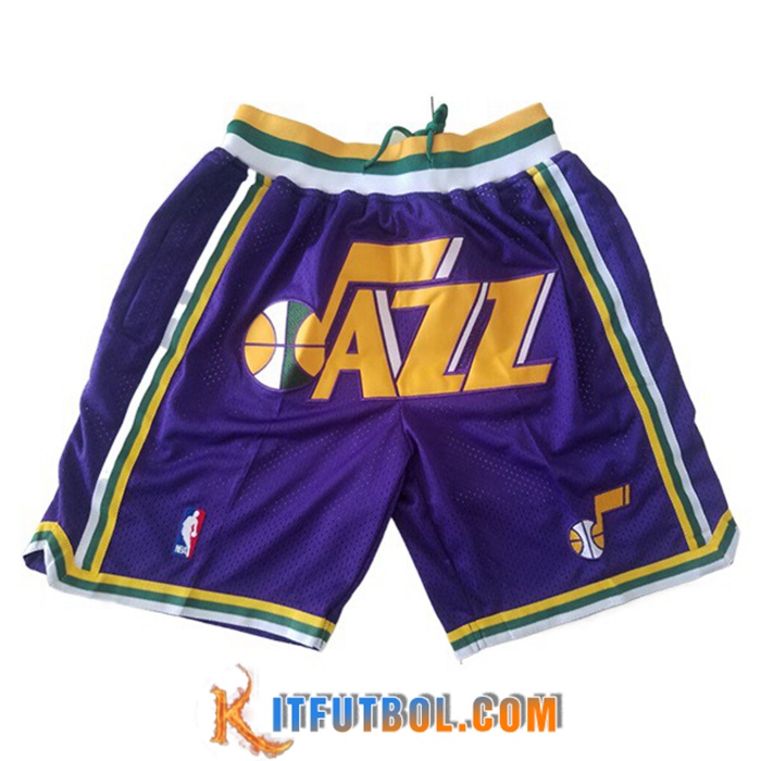 Cortos NBA Utah Jazz Violeta