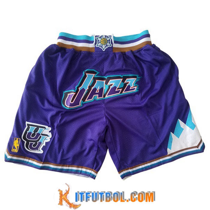 Cortos NBA Utah Jazz Violeta