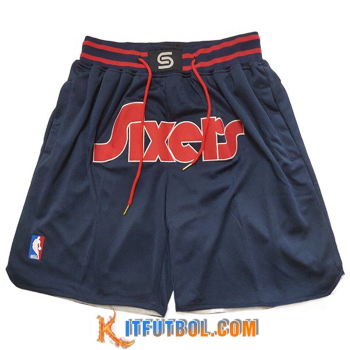 Cortos NBA Philadelphia 76ers Azul Oscuro