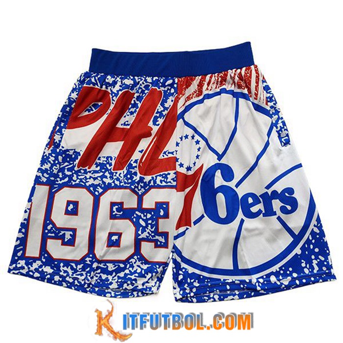 Cortos NBA Philadelphia 76ers Azul