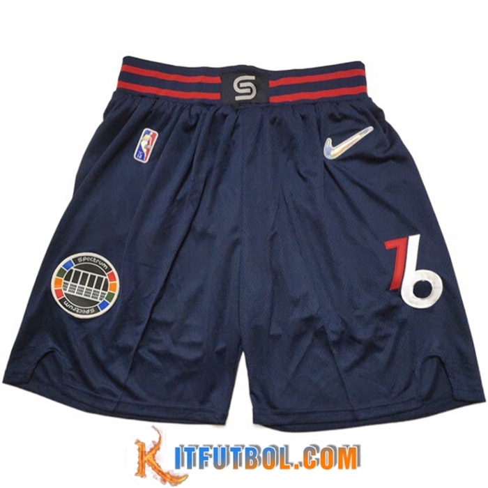 Cortos NBA Philadelphia 76ers Azul Oscuro