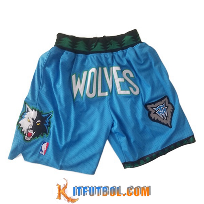 Cortos NBA Minnesota Timberwolves Azul