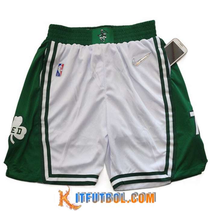 Cortos NBA Boston Celtics Blanco