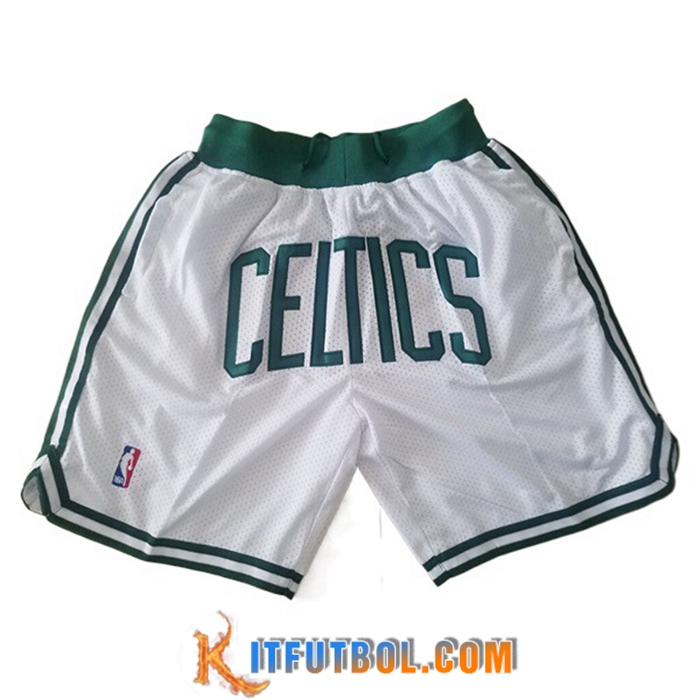 Cortos NBA Boston Celtics Blanco