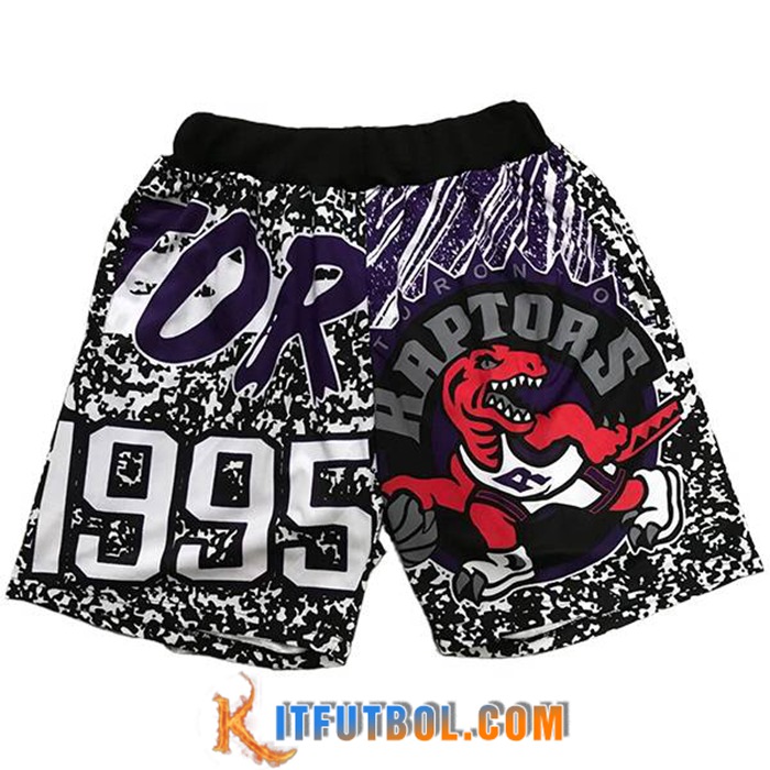 Cortos NBA Toronto Raptors Negro/Violeta