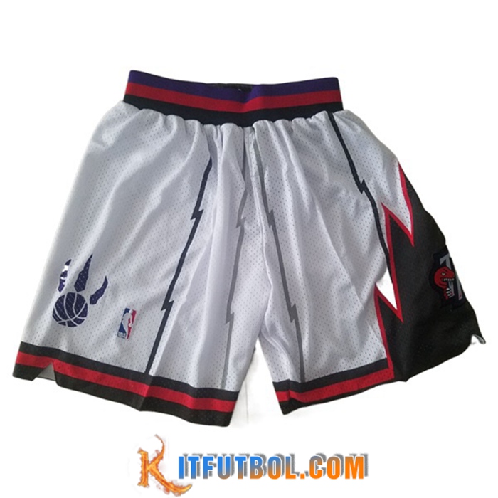 Cortos NBA Toronto Raptors Blanco