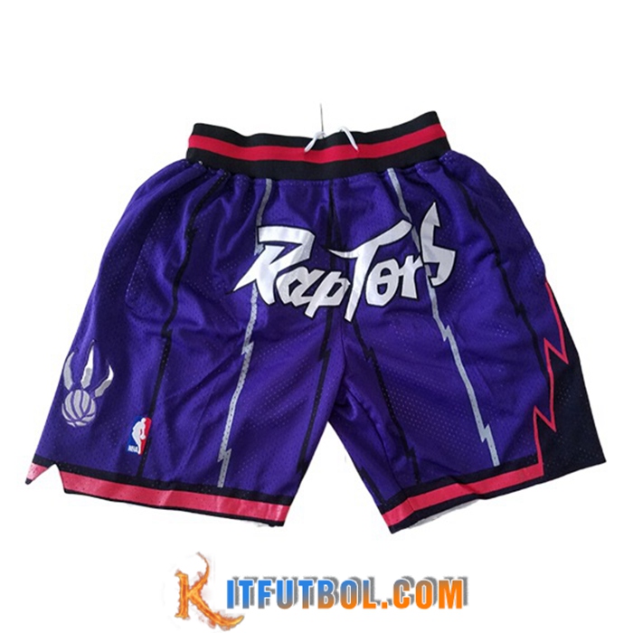 Cortos NBA Toronto Raptors Violeta