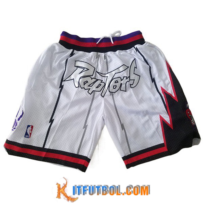 Cortos NBA Toronto Raptors Blanco
