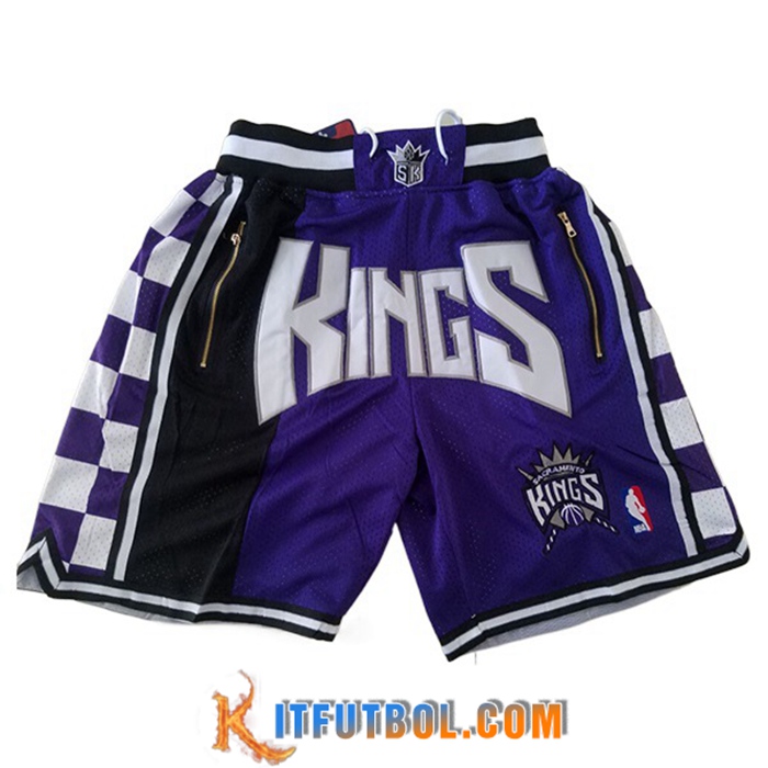 Cortos NBA Sacramento Kings Violeta