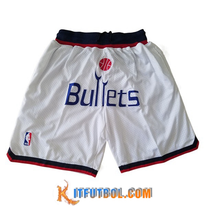 Cortos NBA Washington Wizards Blanco