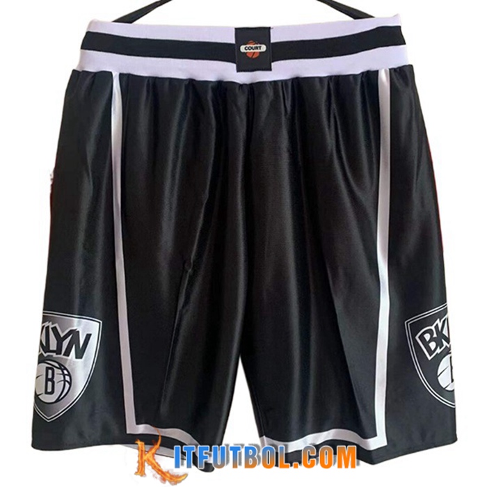 Cortos NBA Brooklyn Nets Negro