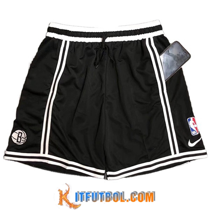 Cortos NBA Brooklyn Nets Negro
