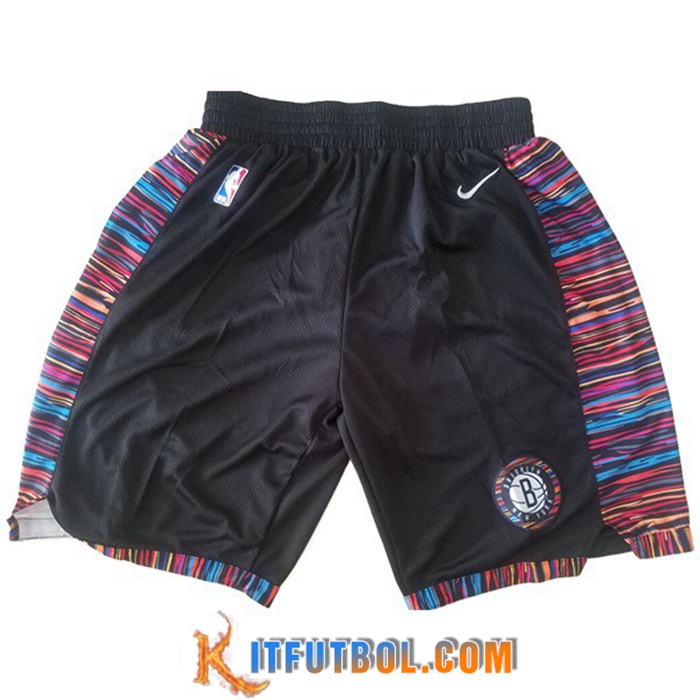 Cortos NBA Brooklyn Nets Negro