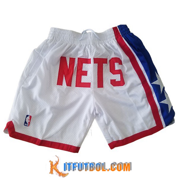 Cortos NBA Brooklyn Nets Blanco