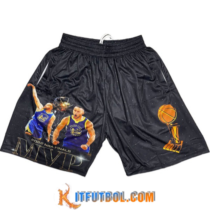 Cortos NBA Golden State Warriors Negro