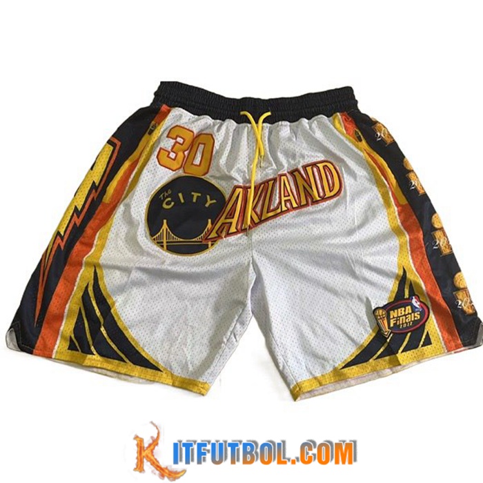 Cortos NBA Golden State Warriors Blanco