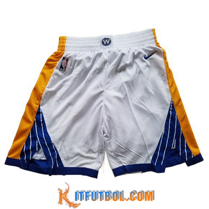 Cortos NBA Golden State Warriors Blanco