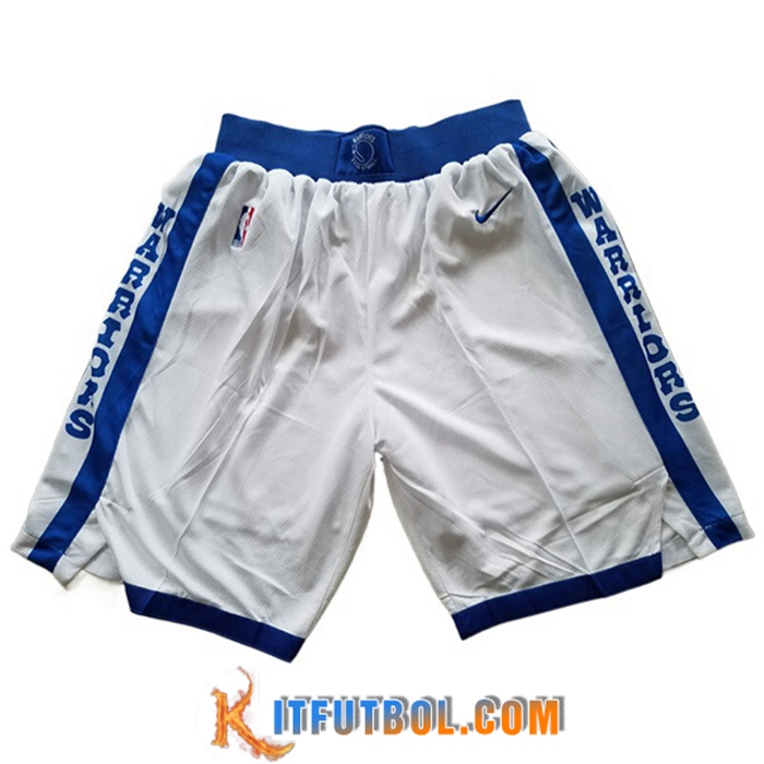 Cortos NBA Golden State Warriors Blanco